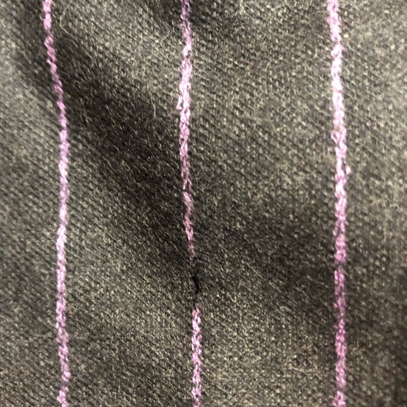 FENDI Vintage VINTAGE Chester Coat Double Breasted Outerwear Striped Pattern - Picture 5 of 6